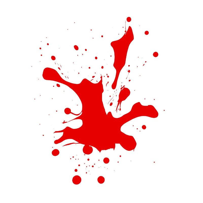 Blutspritzer Horror Geschenkidee