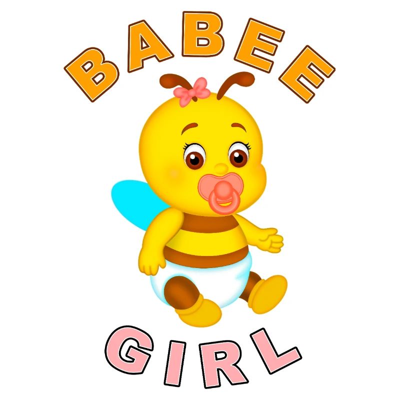 BABEE Mädchen mit Text