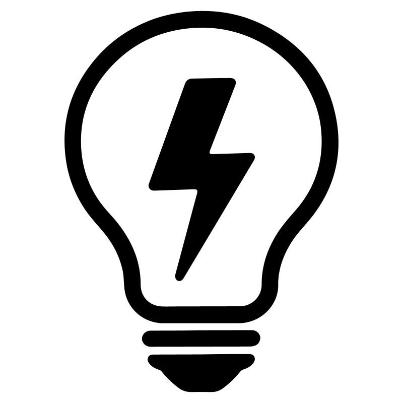 T-shirt Idée Créative - Electric Light Bulb