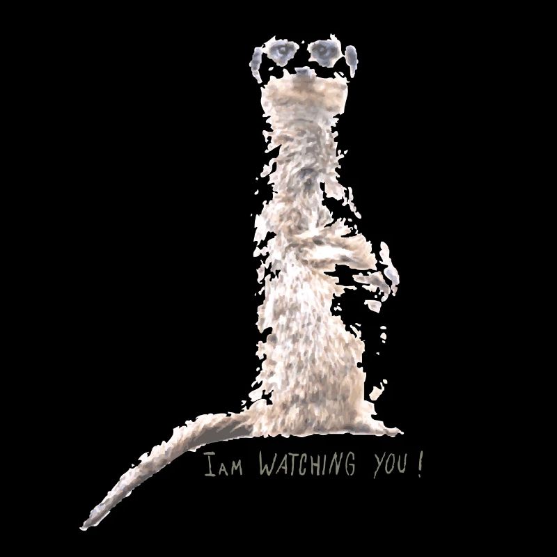 Erdmaennchen watching light