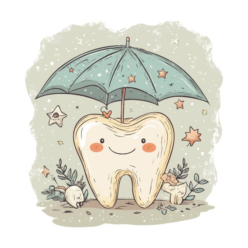 Tooth with Screen