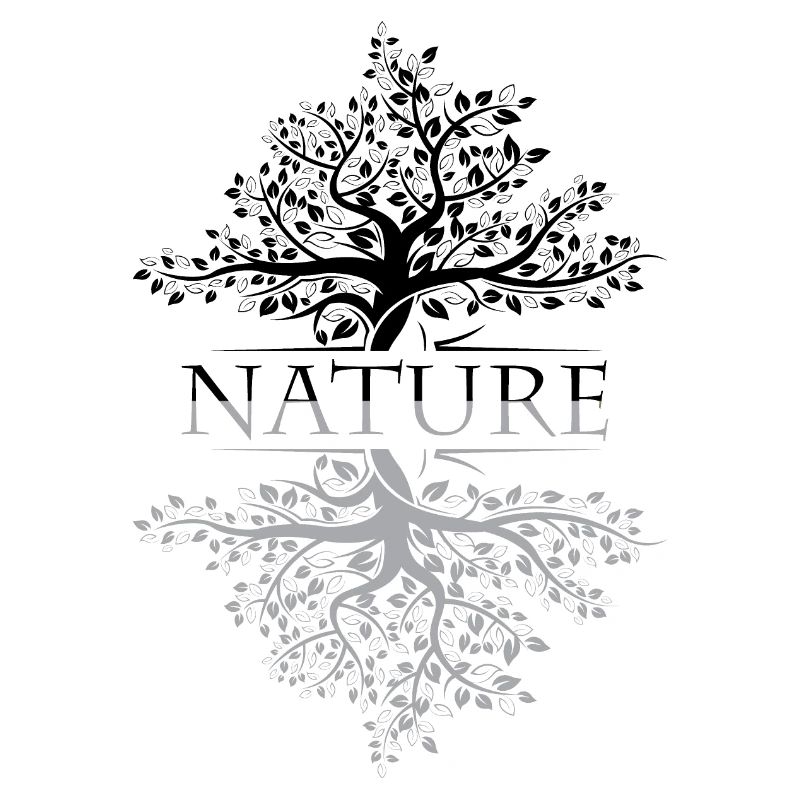Tree Reflection Nature Symbol Forest Nature Conservation icon