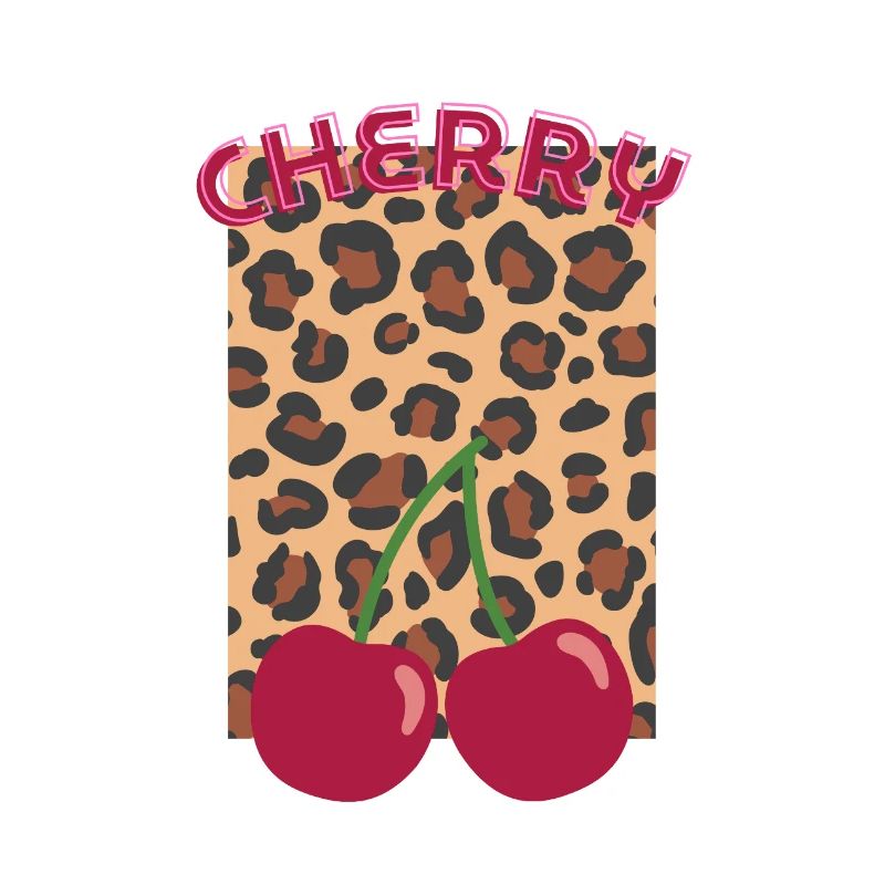 Leopard-look cherries