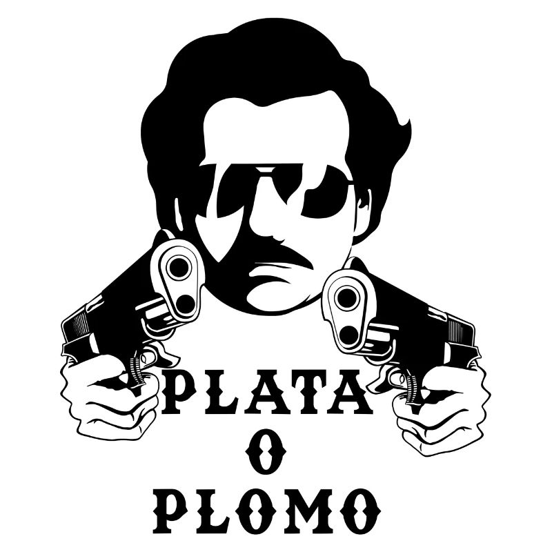 Pablo Escobar - Silber oder Blei-T-Shirt