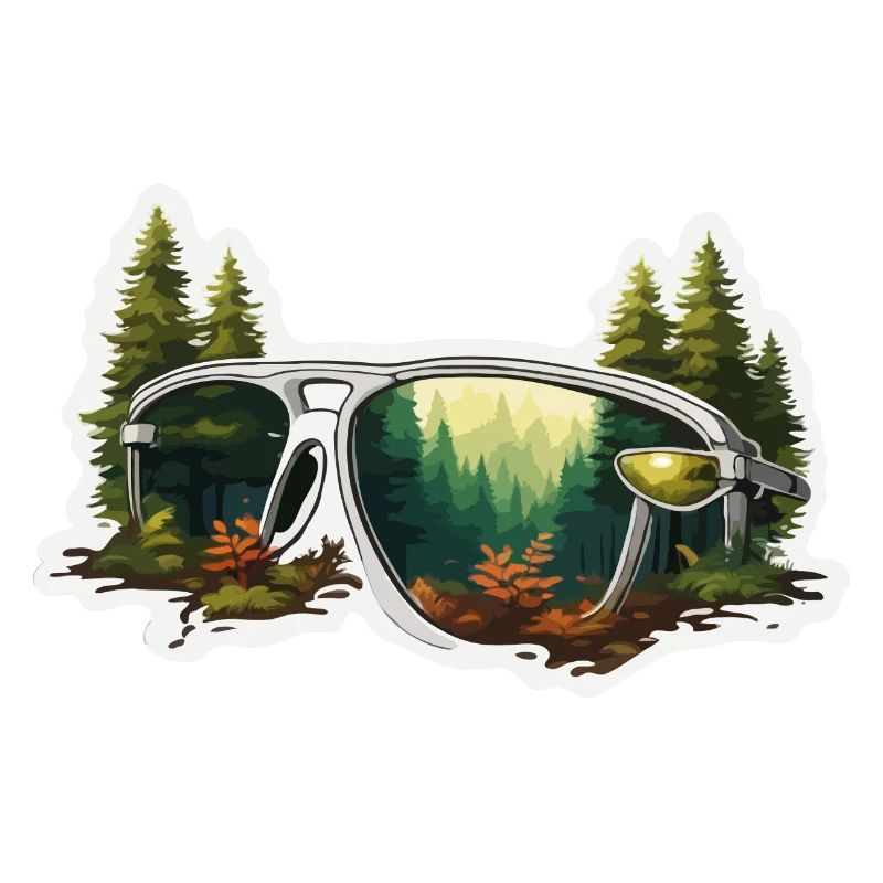 Lunettes de soleil / Reflection / Forest / Reflection