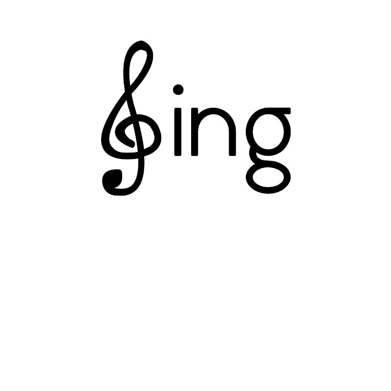 sing note key word image notes