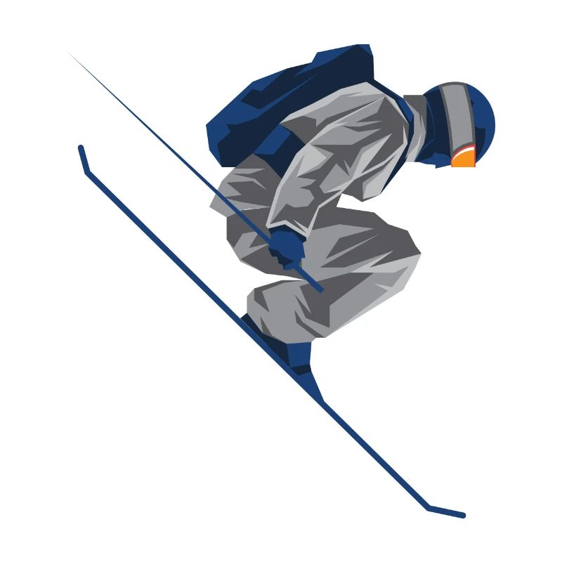 Freestyle Skifahrer