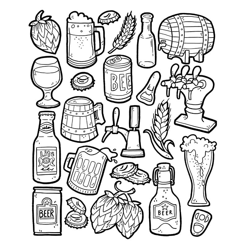 Doodle de bière