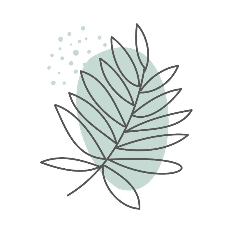 Fleur dessinée à la main 8