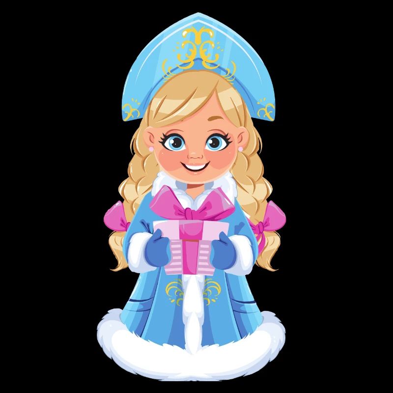 Ded Moroz Snegurotschka russischer Weihnachtsmann