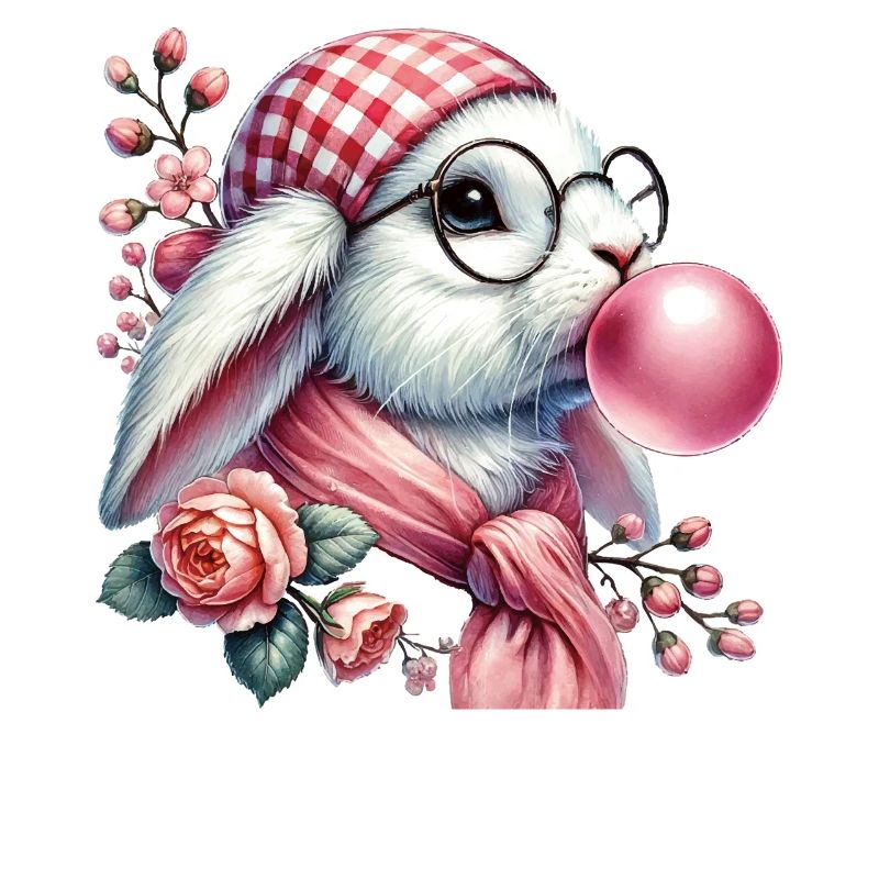 Lapin de Pâques style rétro Cottagecore Esthétique