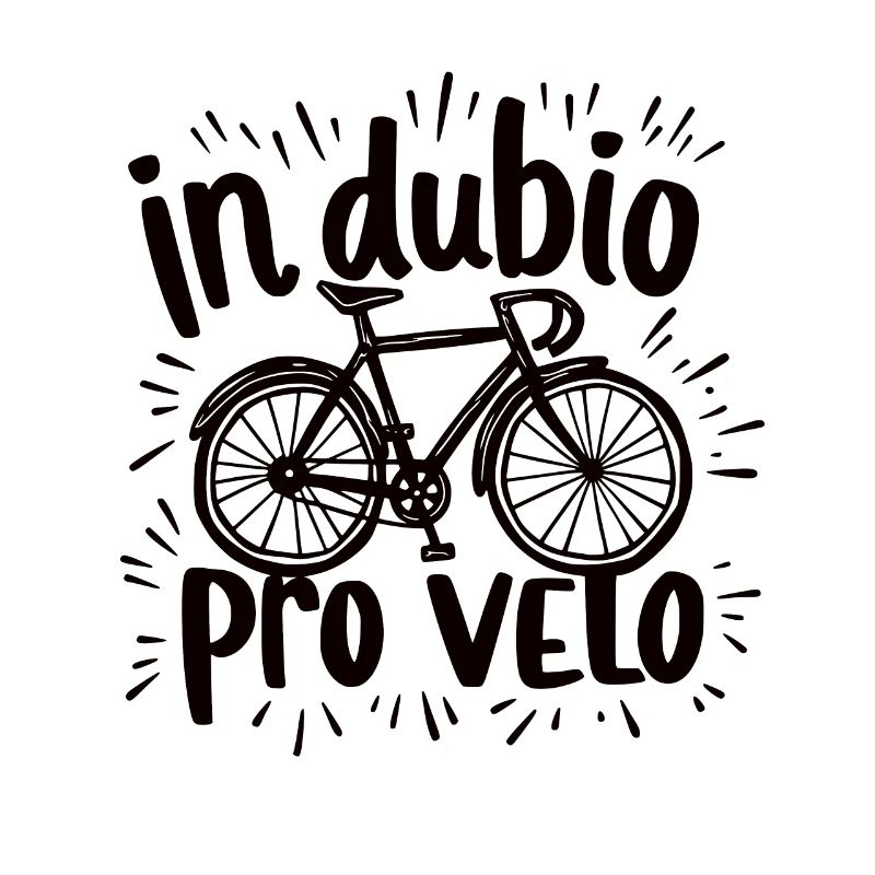 Bicycle Saying In dubio pro velo