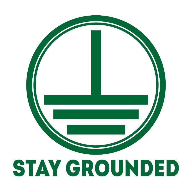 Stay Grounded Electrician Electronics Technician Gift