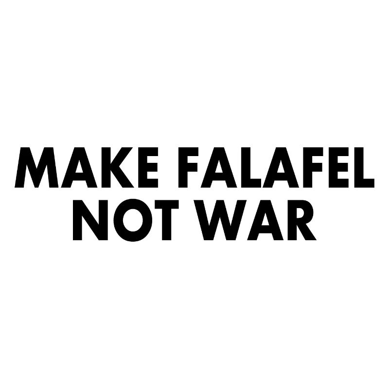 Make falafel not war