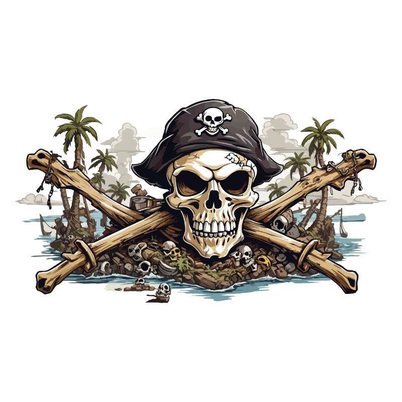 Jolly Roger Pirate drapeau Halloween esthétique