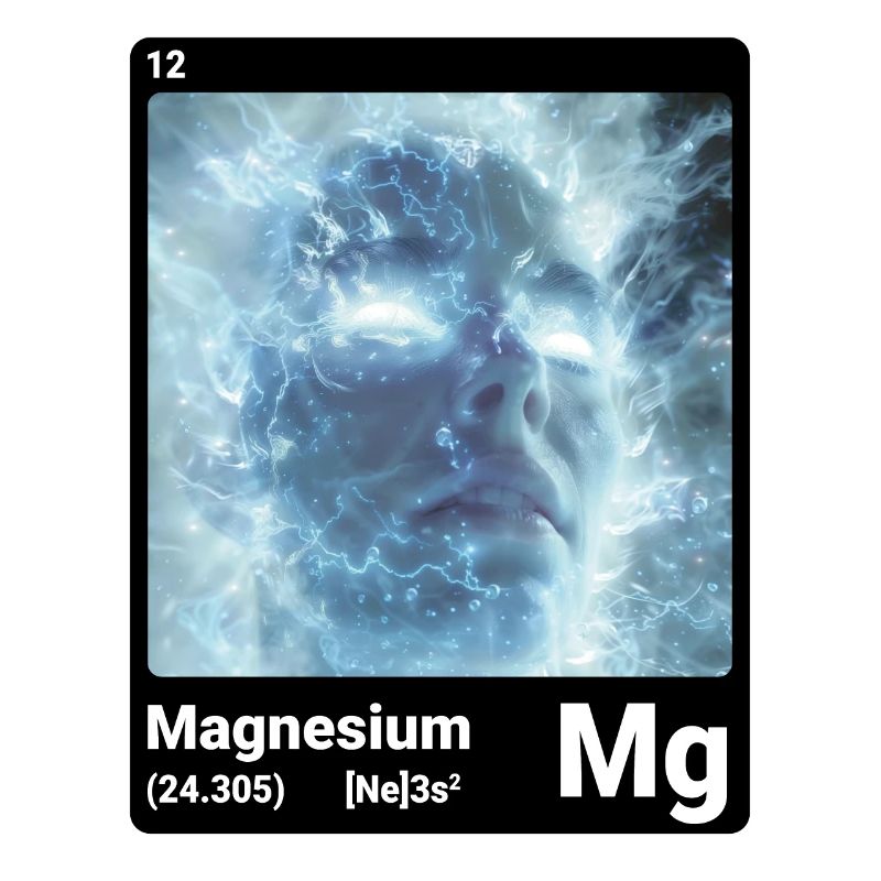 Periodic Table Element Magnesium (Mg) 012