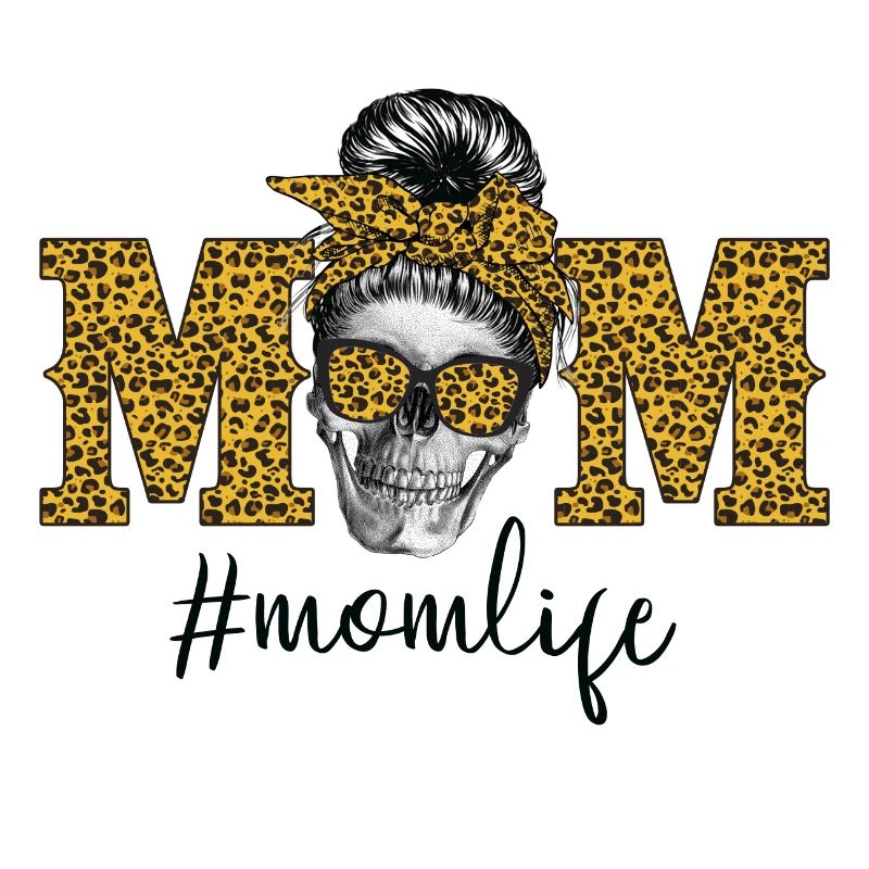 Mutter Leben Schädel Leopard