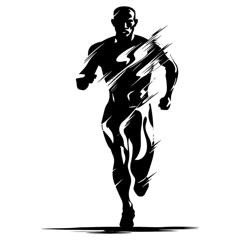 Jogger Drawing