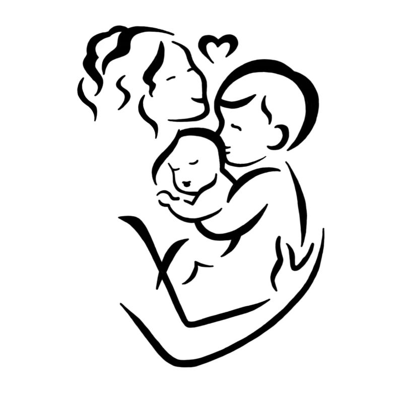 Mutter mit Kindern