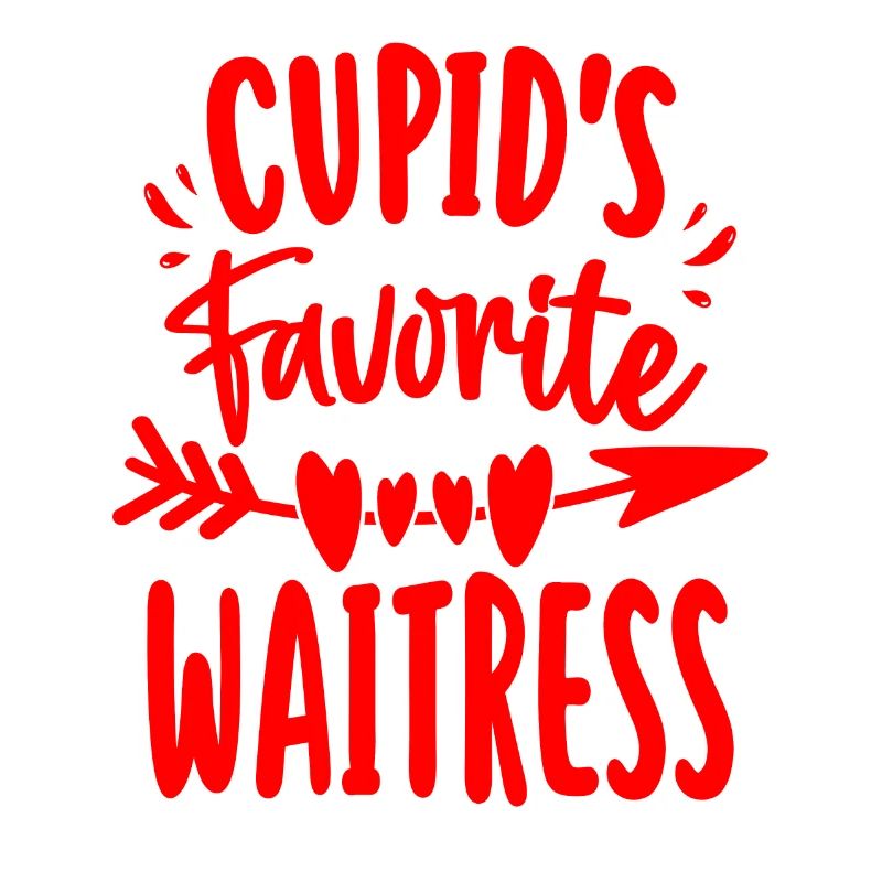 Cupidons Serveuse Préférée Drôle Saint Valentin