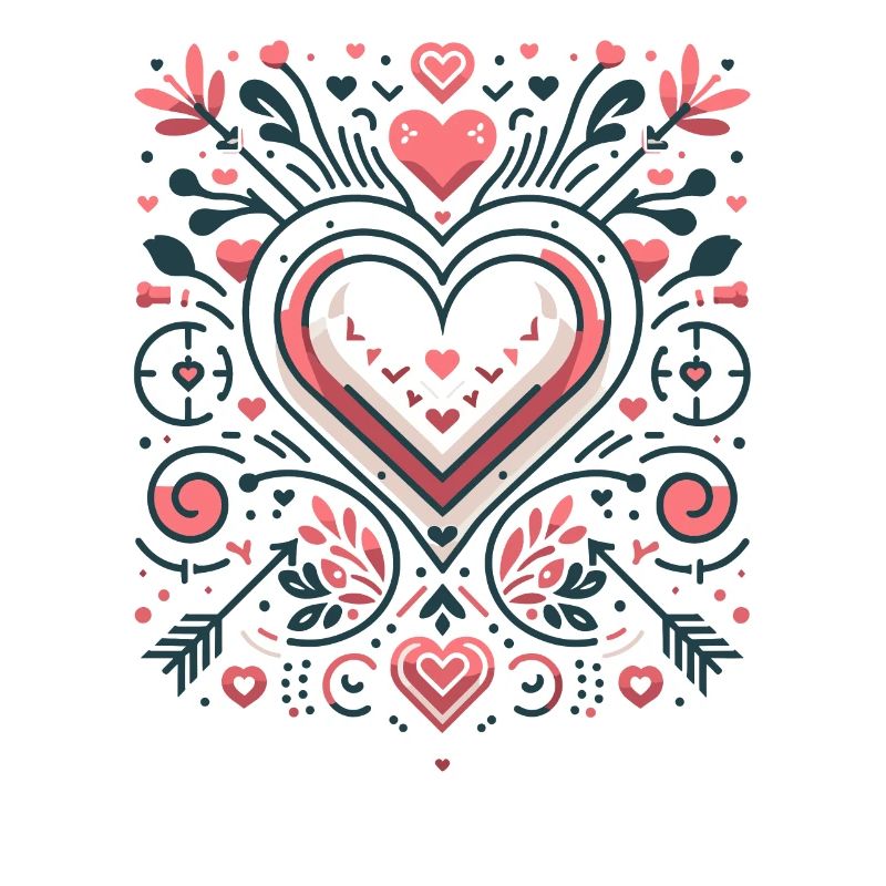 Heart Pattern Minimalist