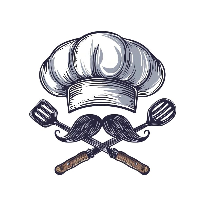 With a moustache and a cross: a master chef
