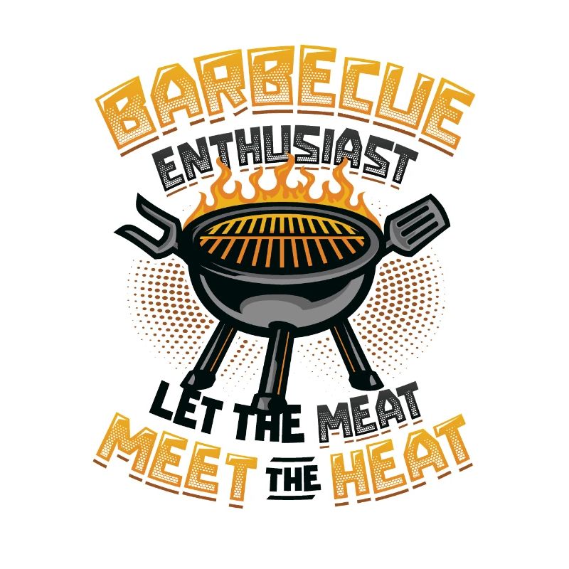 Barbecue-Enthusiasten. Das Fleisch Auf den Grill