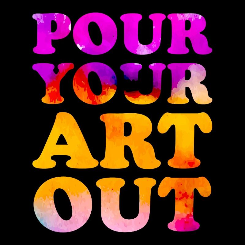 Painter Canvas Liquid Painting Art Paint