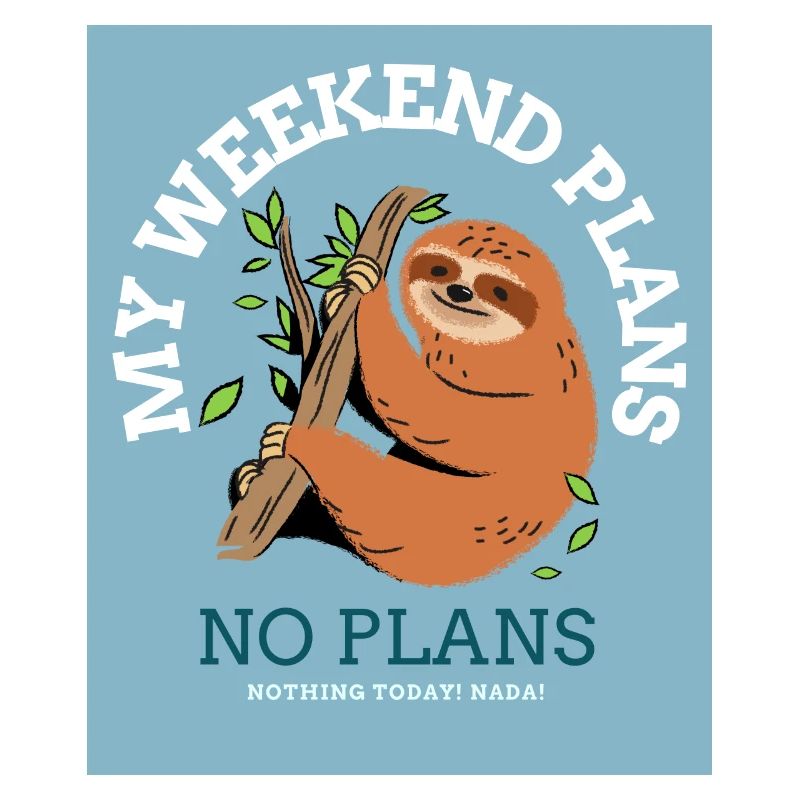 This sloth has no weekend plans
