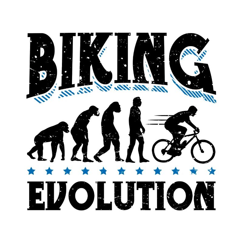 Evolution Biking Cycliste Cyclisme Cyclisme Vélo