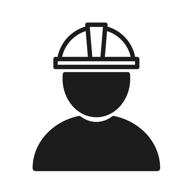Engineer Construction Worker Symbol Icon