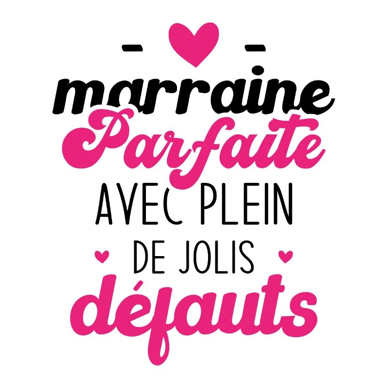 Marraine parfaite avec plein de jolis défauts