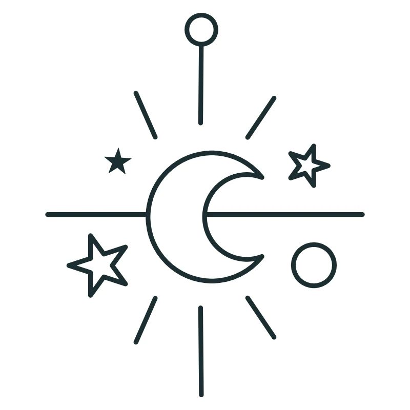 BOHO Croissant de lune central