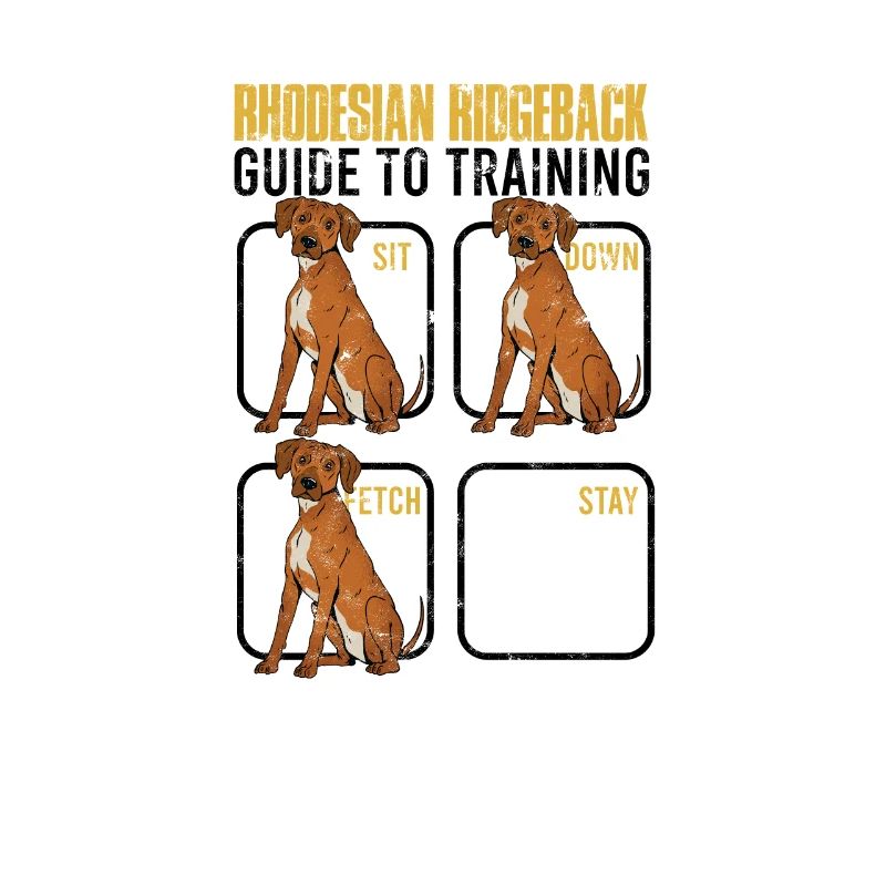 Rhodesian Ridgeback guide de formation asseyez-vous