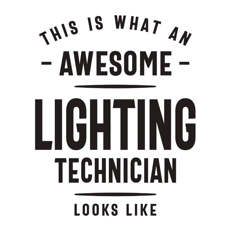 Super travail de technicien d’éclairage