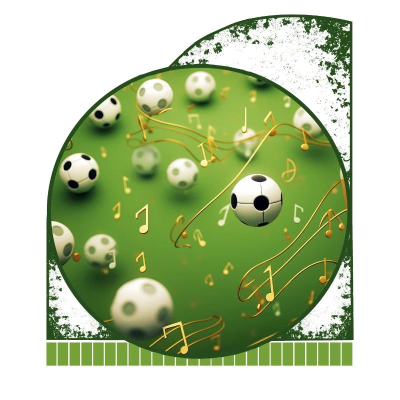 Musical Notes As Pickleball Balls Creative