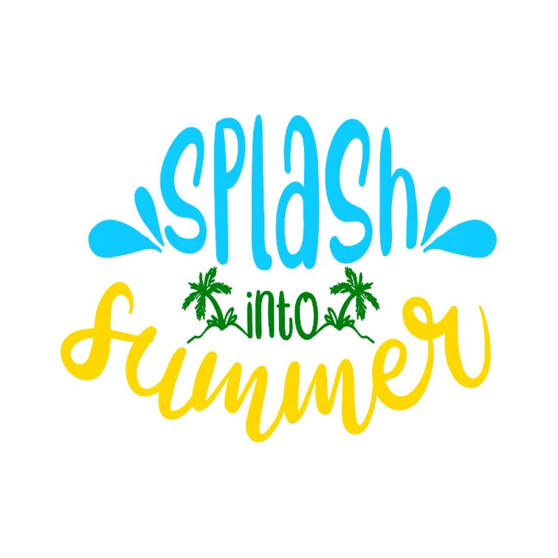 Planschen Sie in den Sommer