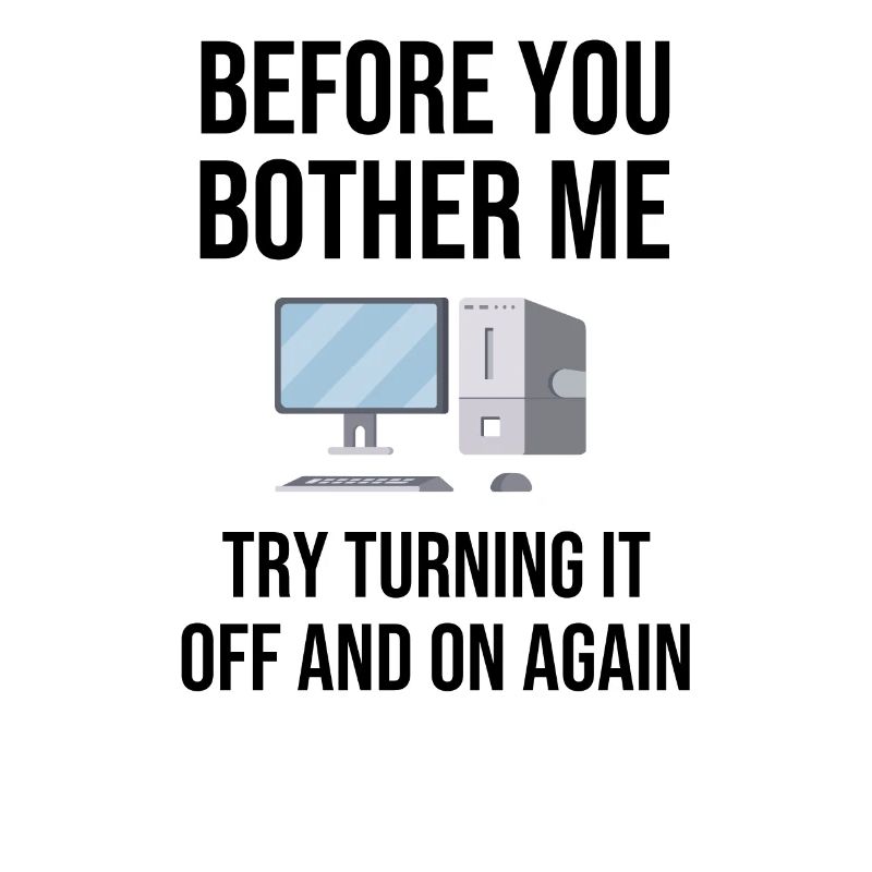 Geschenk IT-Support IT-Helpdesk Lustiger Spruch