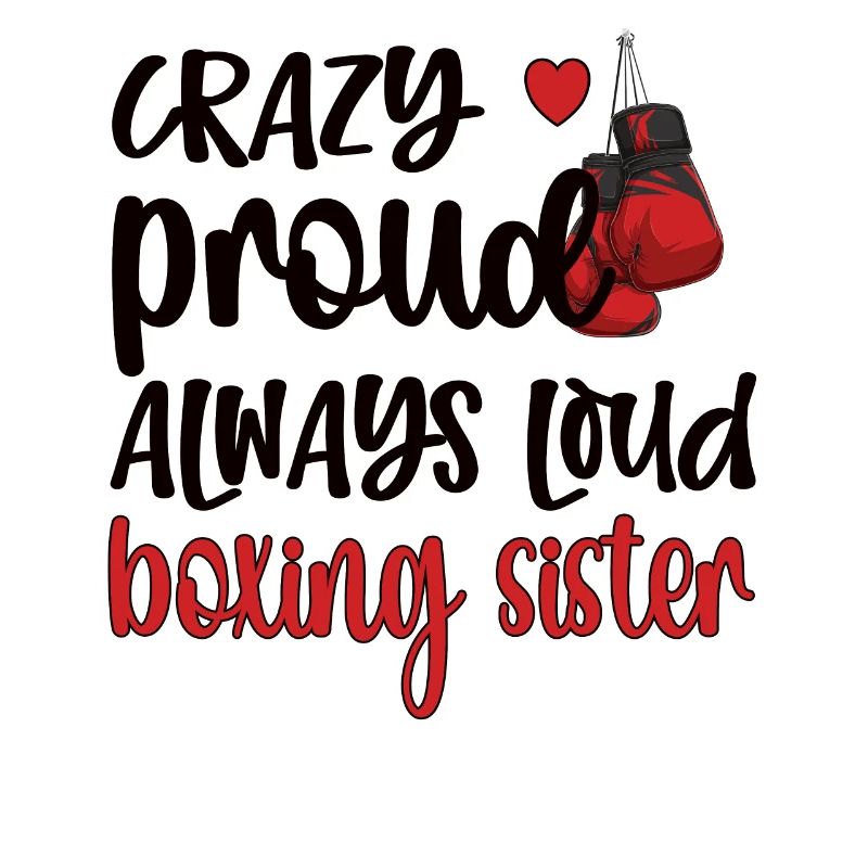 Boxschwester Stolze Box-Schwester Boxer Geschenk