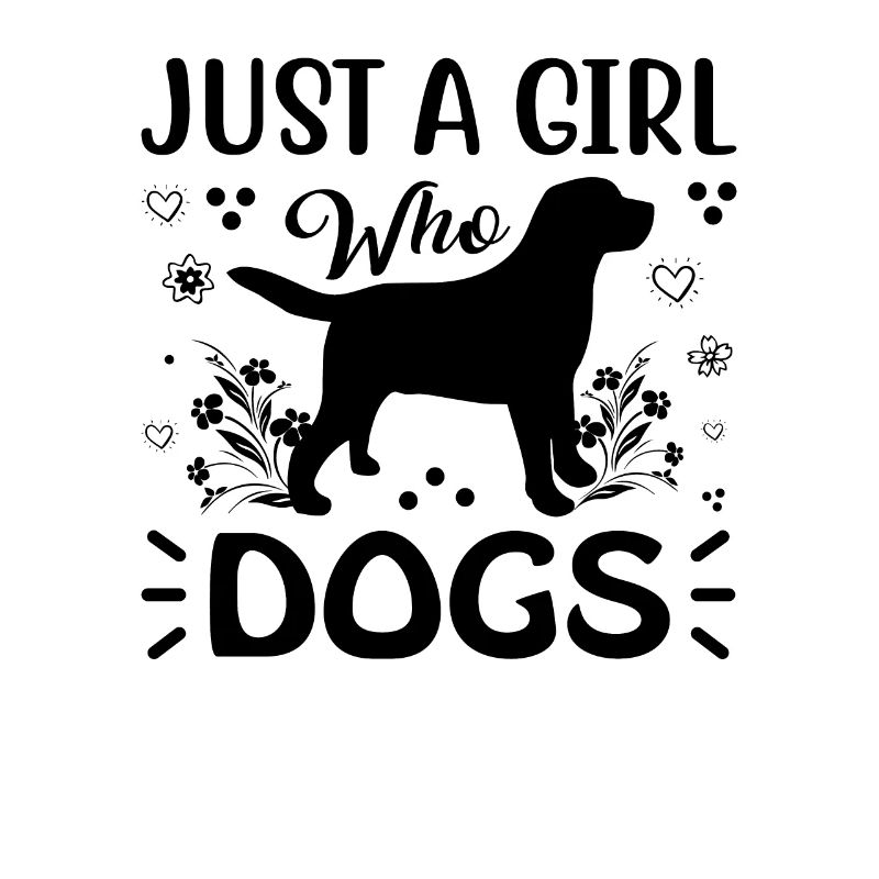 NUR EIN MÄDCHEN, DAS HUNDE LIEBT