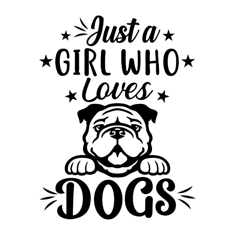 NUR EIN MÄDCHEN, DAS HUNDE LIEBT