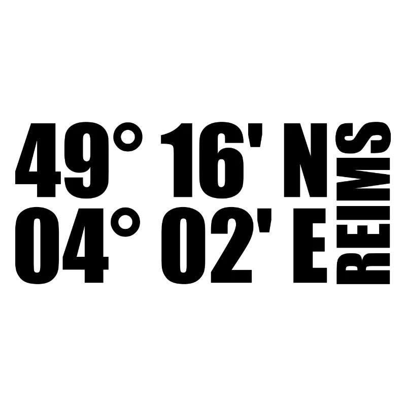 Coordonnées de Reims