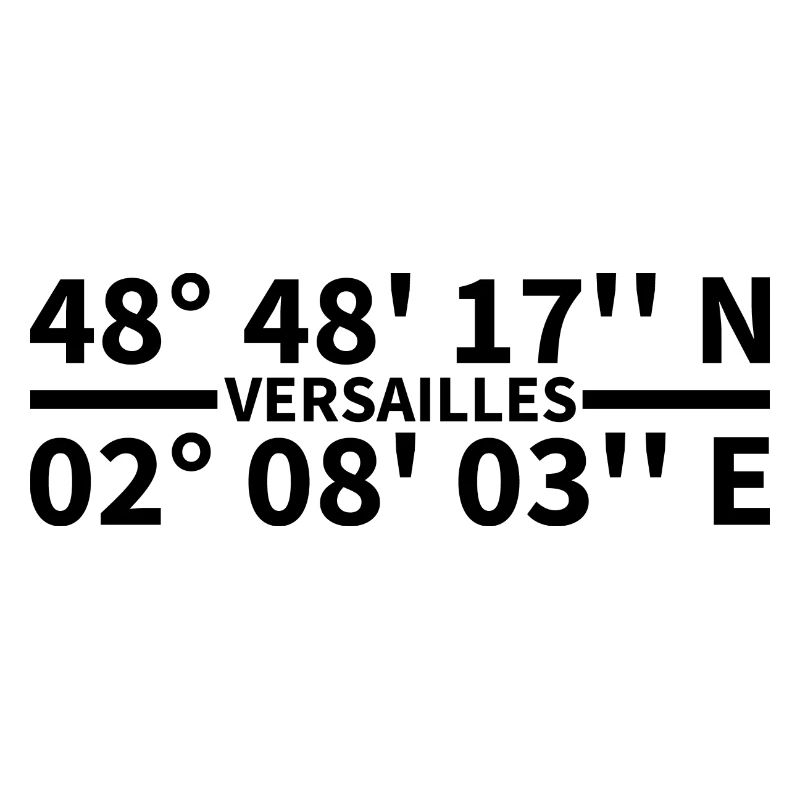 Versailles coordinates
