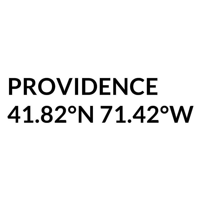 Providence, Rhode Island, USA Coordinates