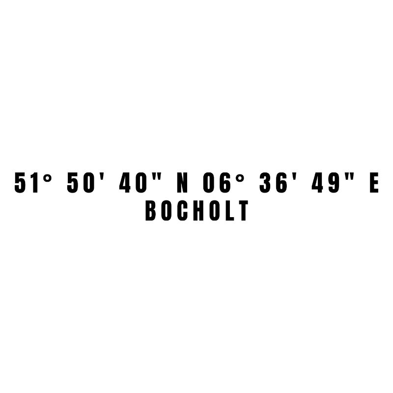 Bocholt North Rhine-Westphalia Coordinates