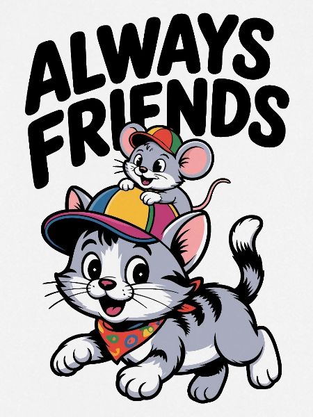 Maus und Katze
