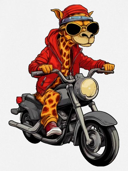 Motorrad Giraffe