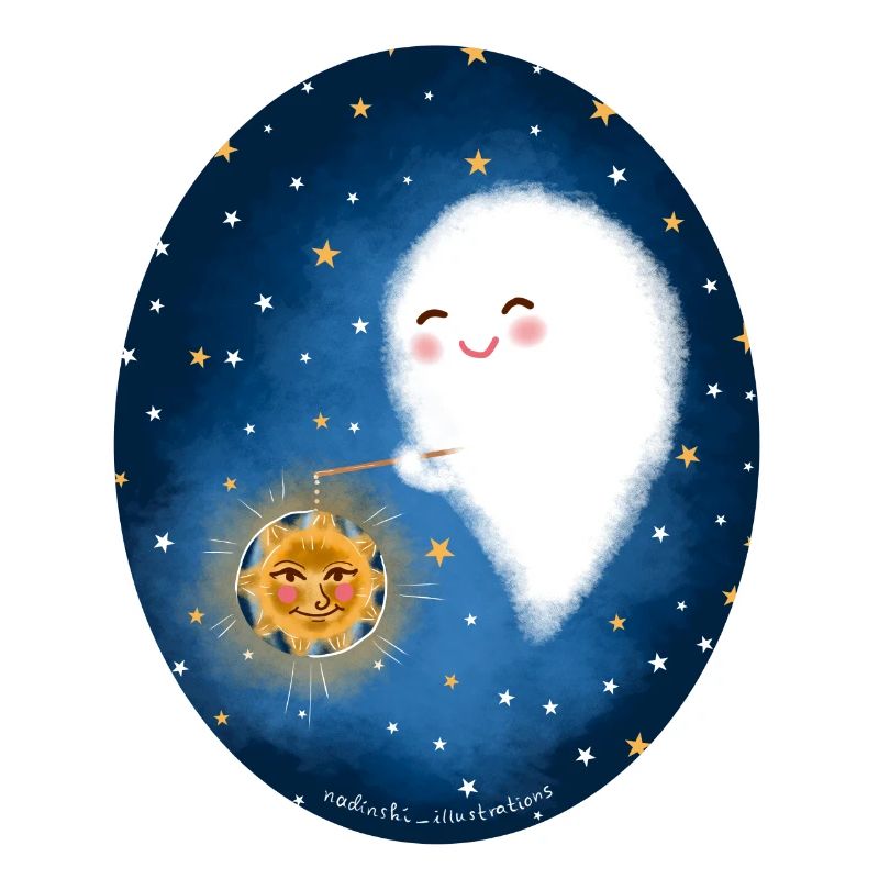 Ghost with lantern