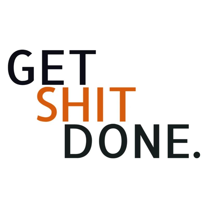 Get Shit Done Typo Tee