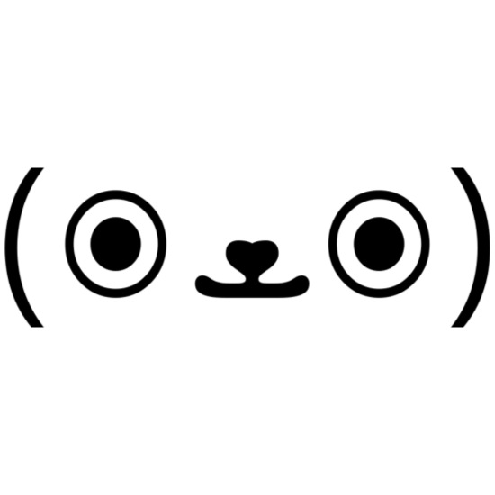 Cute Ascii Face Look Face Art Ascii-Art Emoji' Apron | Spreadshirt